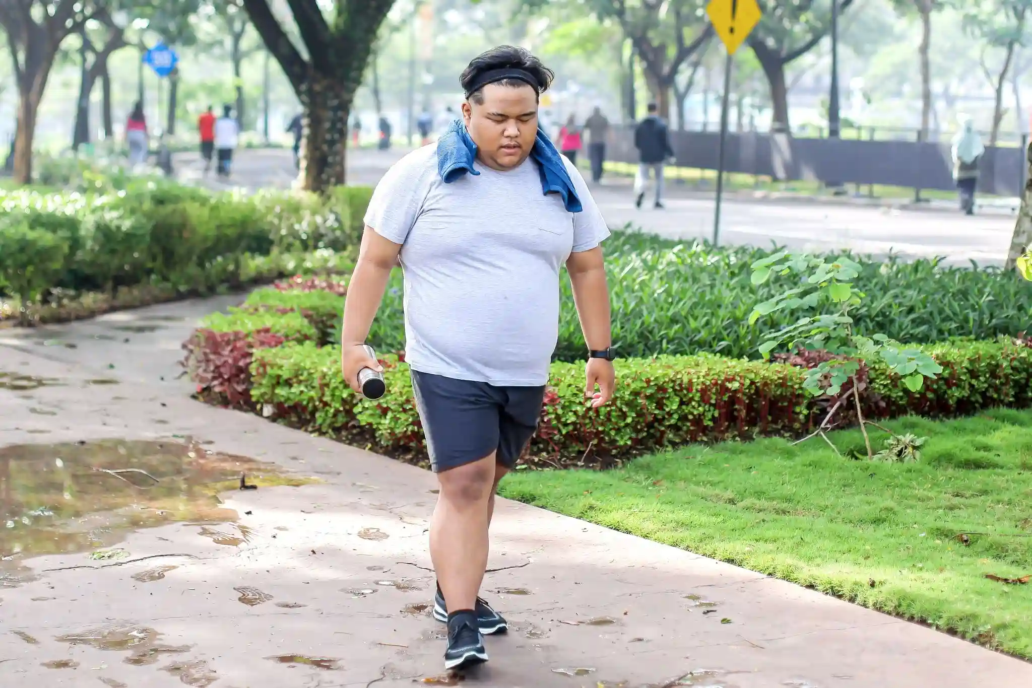 lose belly fat walking